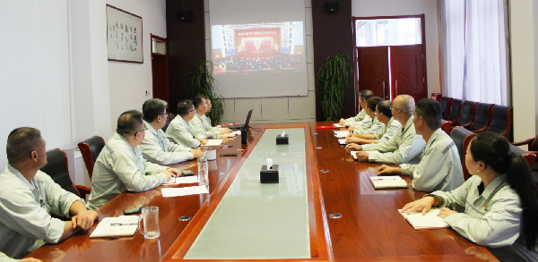  【中陕核】华浩轩公司组织党员干部集中收看庆祝中国共产党...